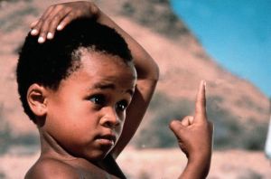 Foto auf dem Film "Die Götter müssen verrückt sein" / Photo from the movie "Gods must be crazy"